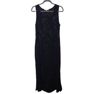 Spencer Alexis Goth Floral Maxi Dress Size 1X